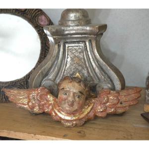 Gilded Wooden Cherub, 18th Century