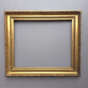 19th Century Gilded Frame Rabbet: 32 X 37.5 Cm View: 33.2 X 27.7 Cm