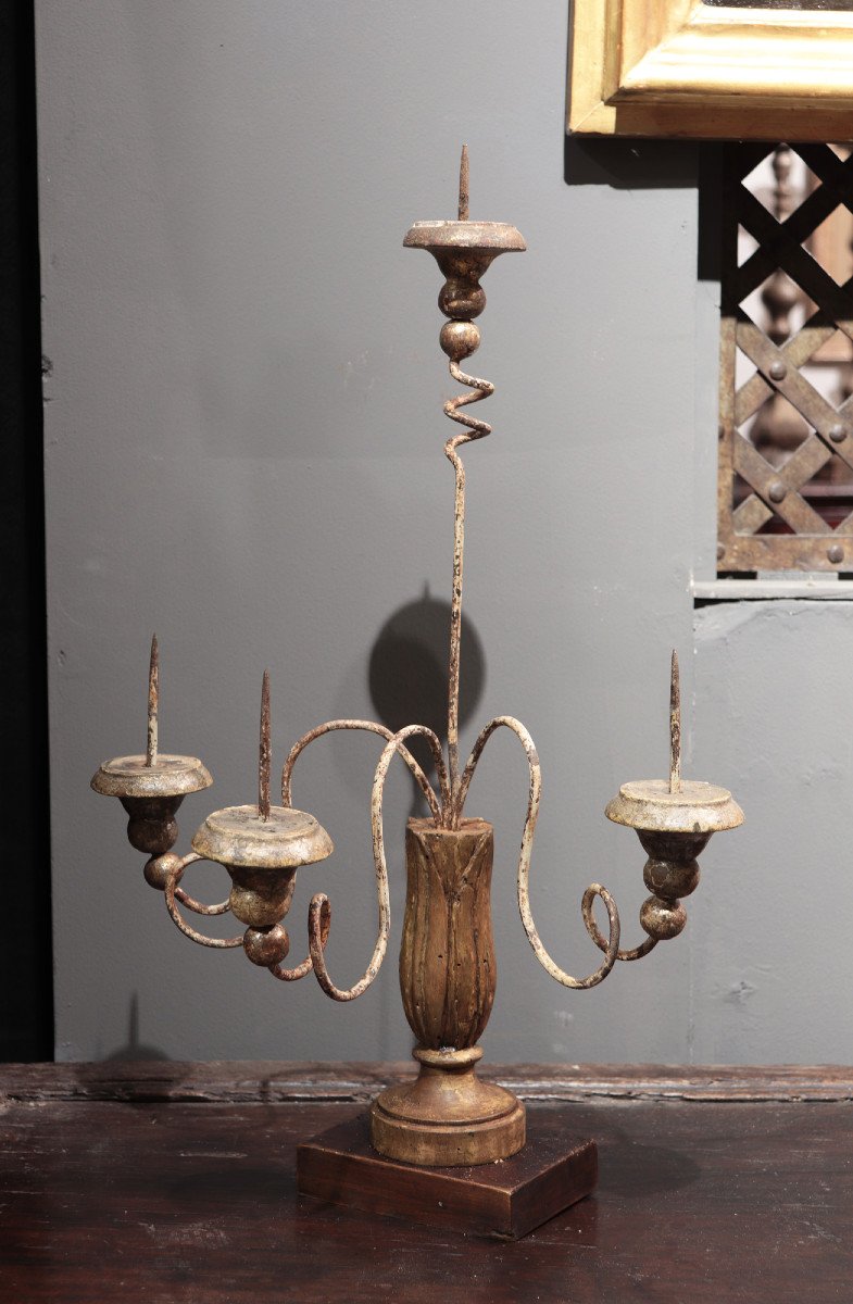Candeliere in ferro, Toscana, '700