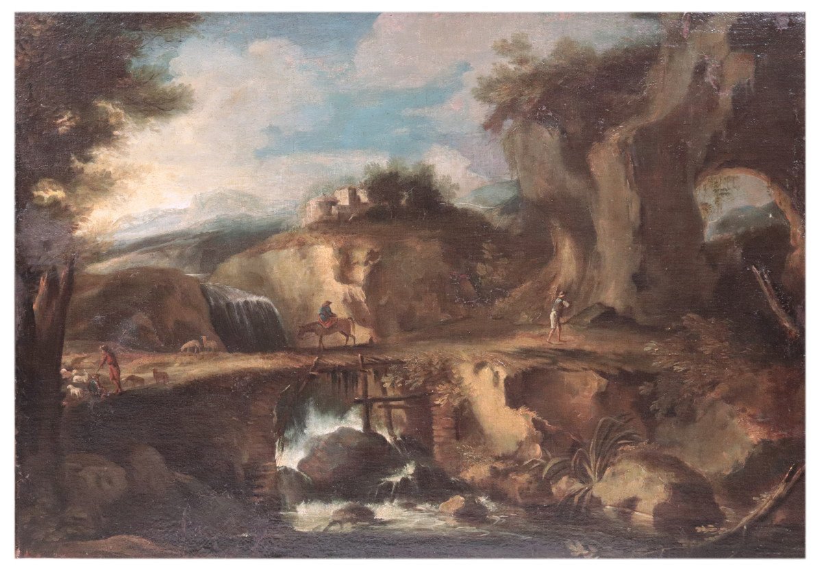  Pietro Montanini (Perugia 1626-1689) - Paesaggio-photo-3