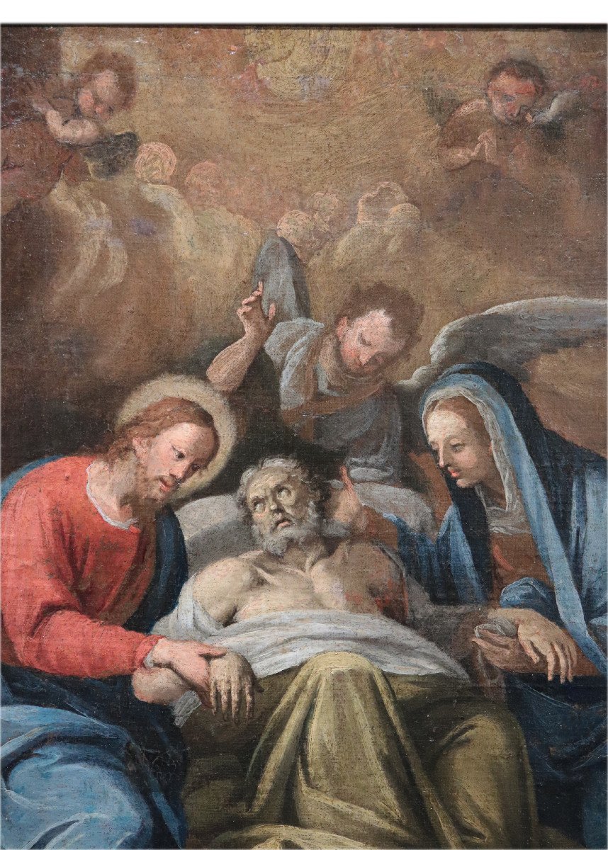 Dipinto: "La morte di San Giuseppe", '700-photo-3