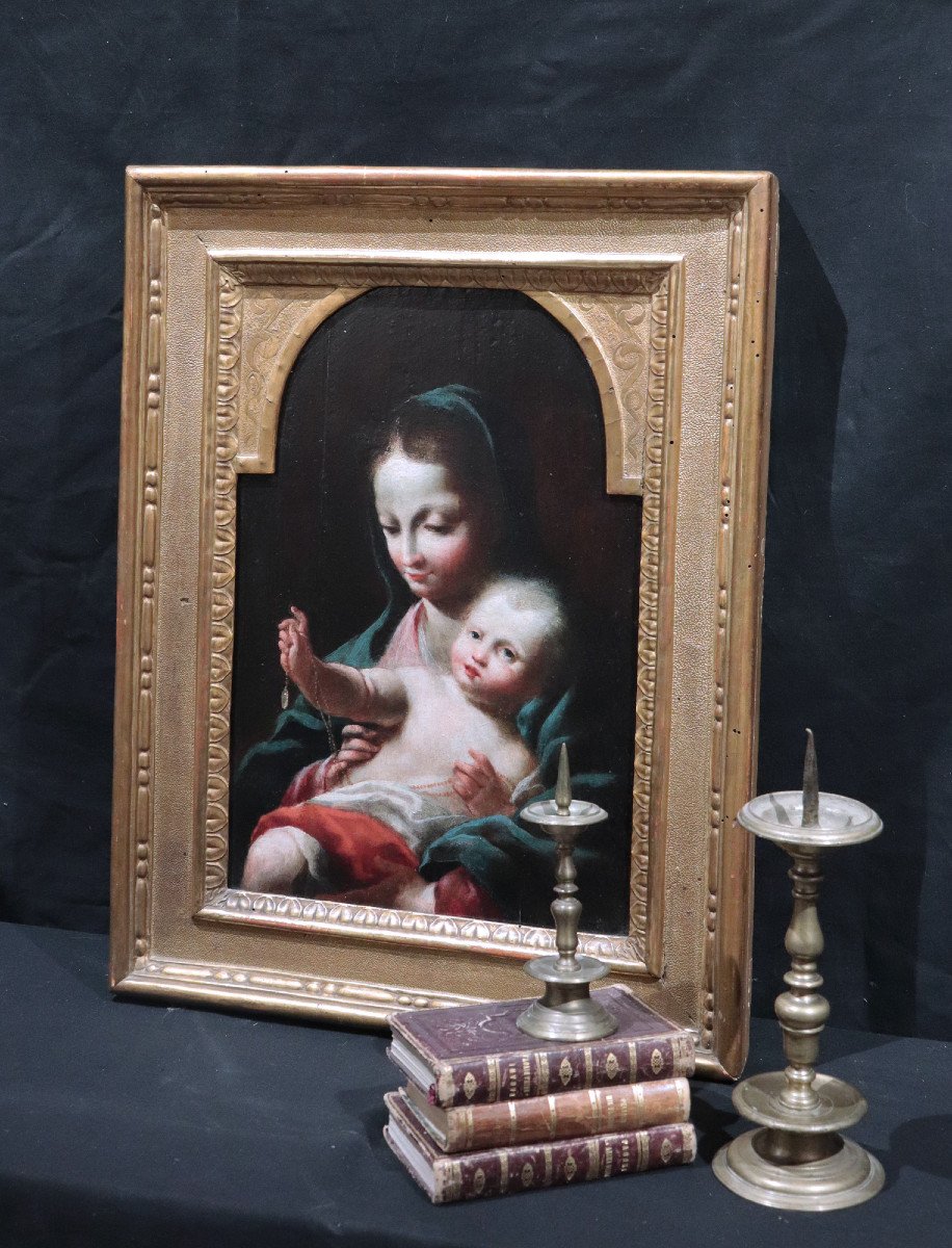 Scuola veneta, Madonna con bambino, fine '600-photo-4