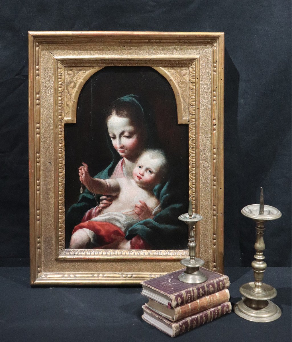 Scuola veneta, Madonna con bambino, fine '600