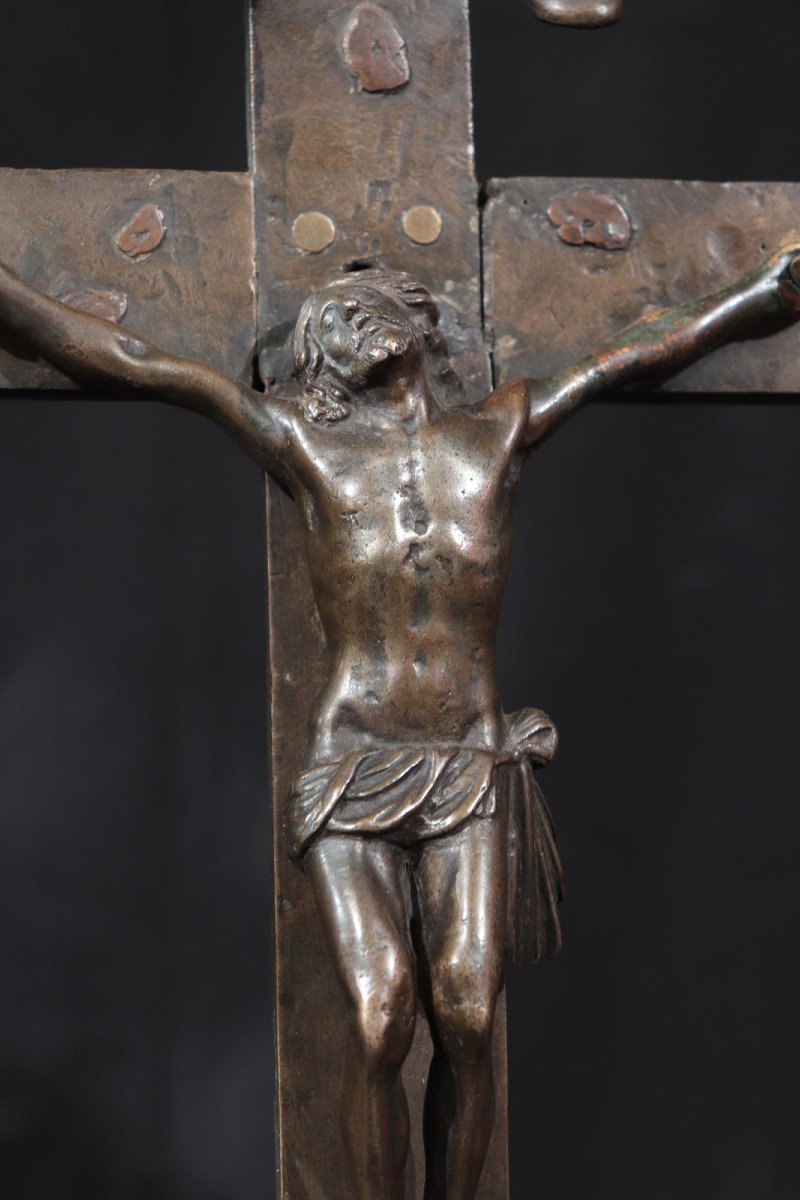 Crocifisso in bronzo, Toscana, '500-photo-4