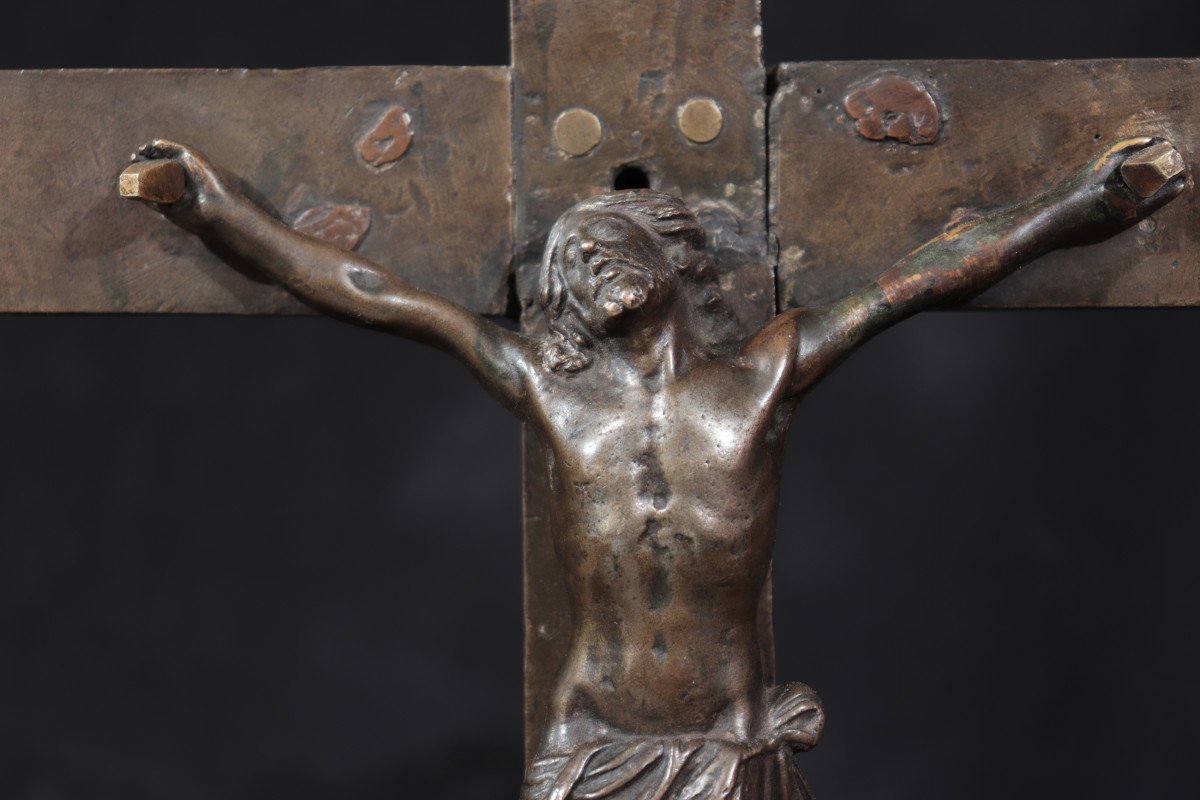 Crocifisso in bronzo, Toscana, '500-photo-1