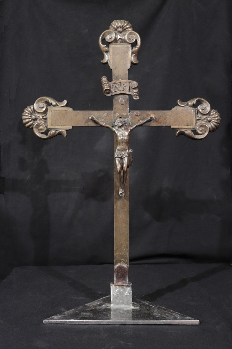 Crocifisso in bronzo, Toscana, '500