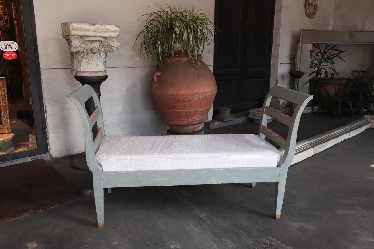 Piccolo divano laccato, Toscana, '800-photo-3