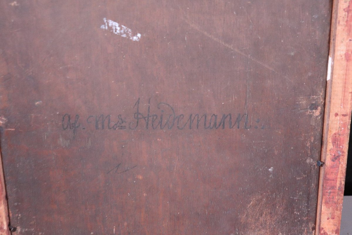 Dipinto fiammingo: "Ritratto", fine '800-photo-4