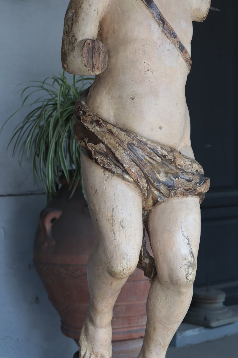 Grande scultura, Putto Policromo, '600-photo-3