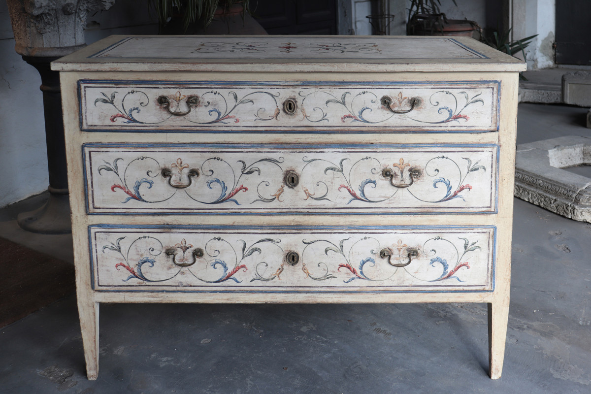 Cassettone Laccato, Toscana, fine '700