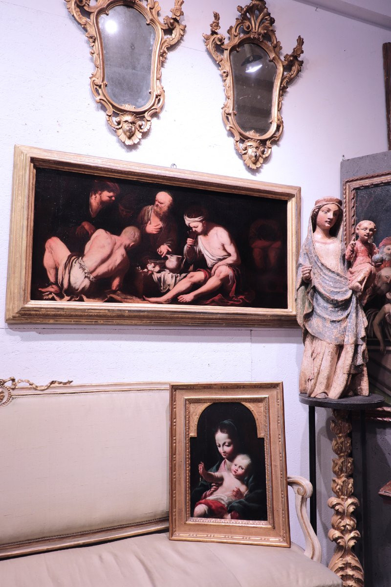 Scuola veneta, Madonna con bambino, fine '600-photo-4
