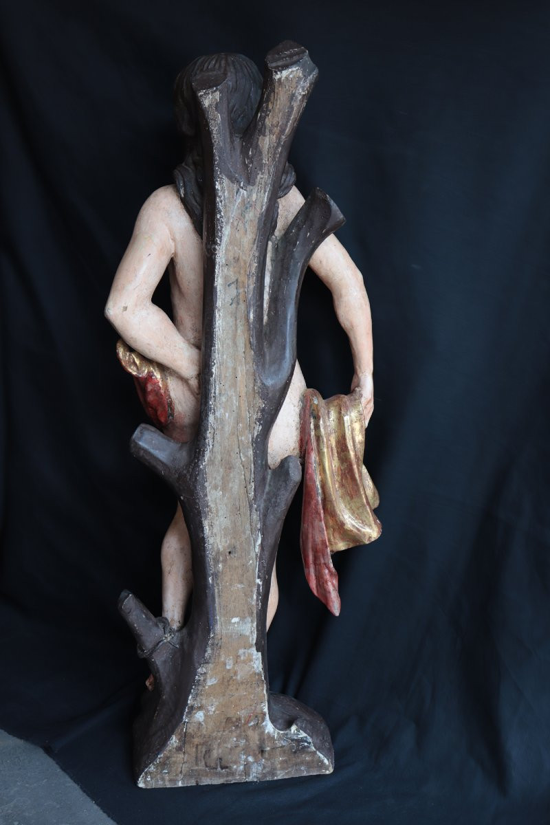 Scultura lignea: San Sebastiano, Italia, '700-photo-2