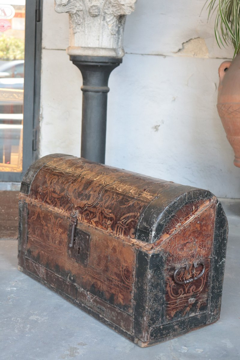 Baule da Viaggio in Cuoio, Italia, '600-photo-2