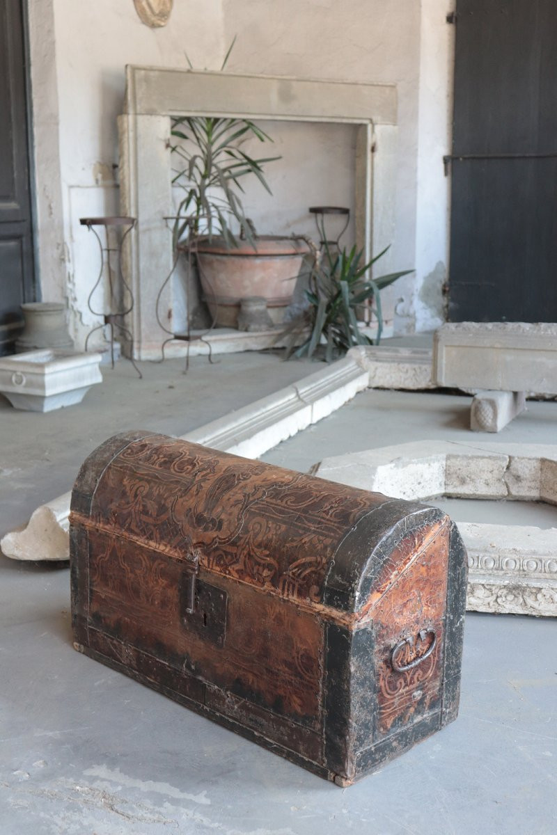 Baule da Viaggio in Cuoio, Italia, '600-photo-4
