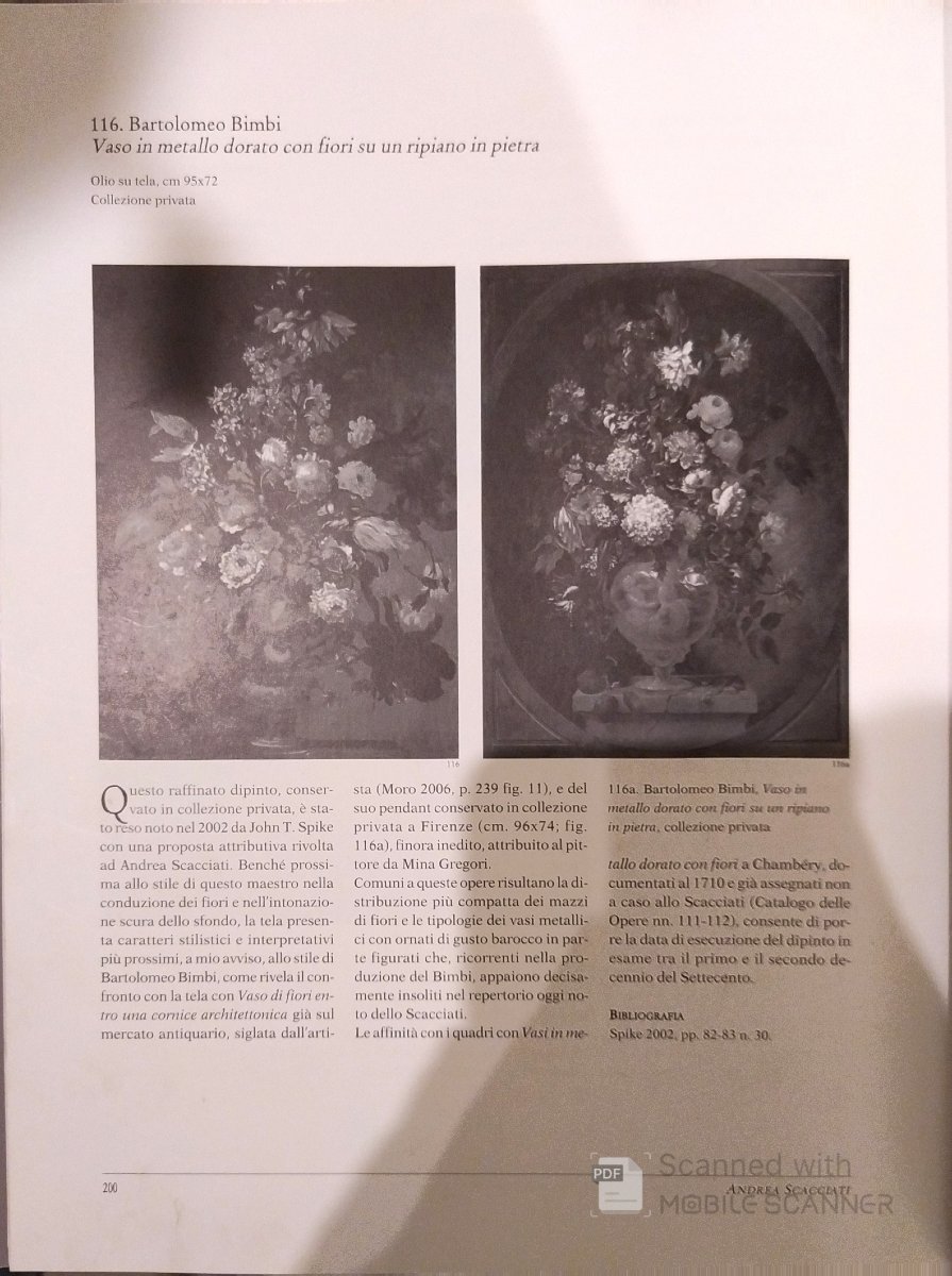Bartolomeo Bimbi (Firenze 1648-1729) - Vaso di Fiori-photo-4