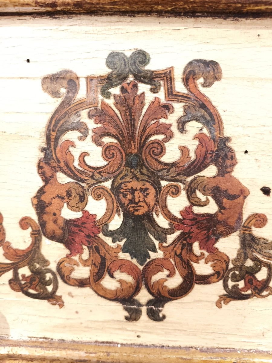 Armadio-stipo Laccato Arte Povera, Marche, '700-photo-4