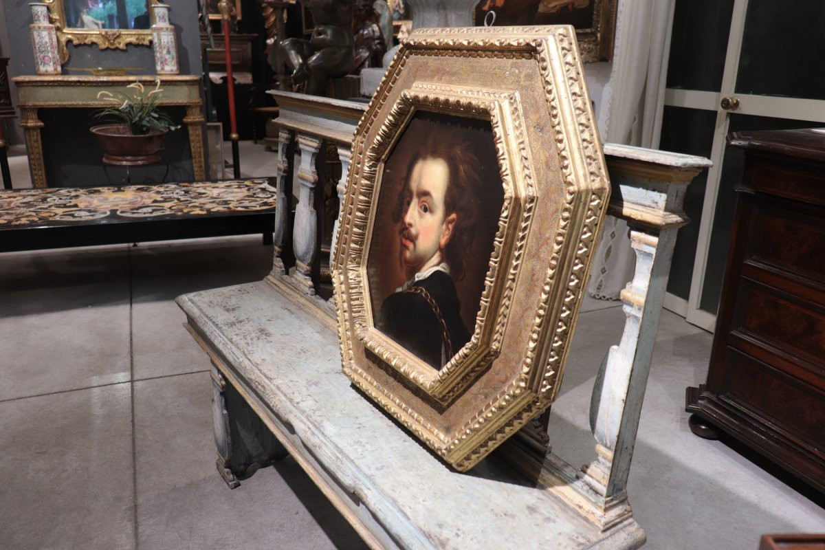 Dipinto antico: Ritratto, Scuola Fiamminga, '600-photo-3