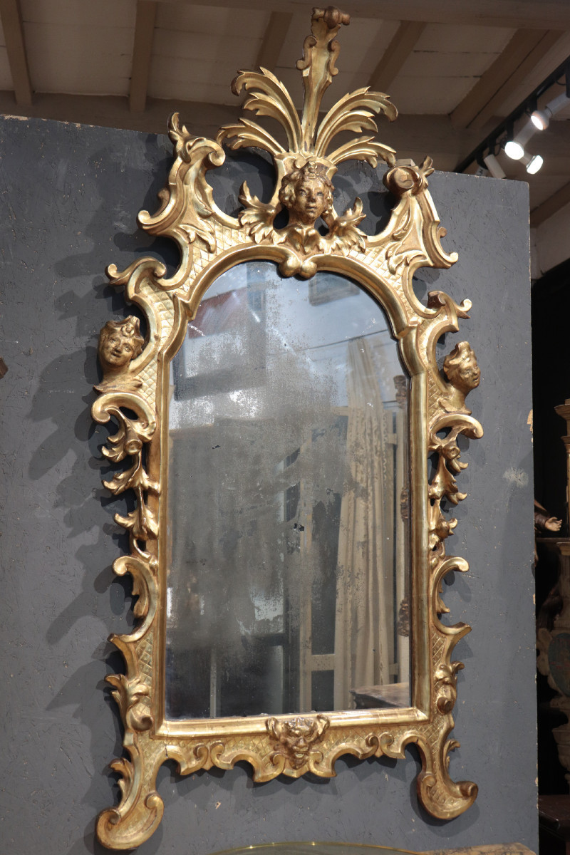 Specchiera dorata, Toscana, Fine '600-photo-2