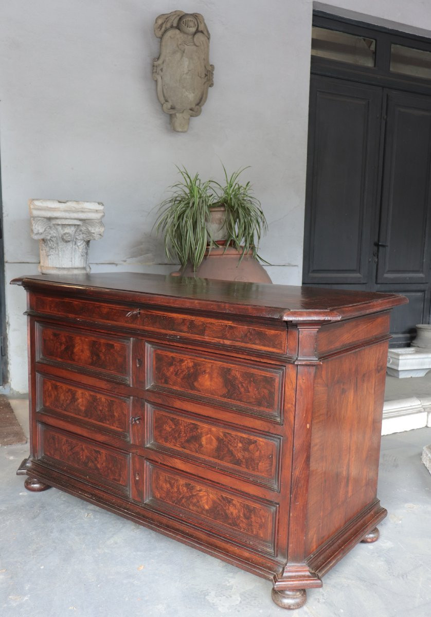 Cassettone con scrittoio Toscana, fine '600-photo-4