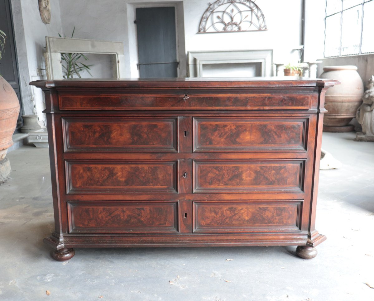 Cassettone con scrittoio Toscana, fine '600-photo-3