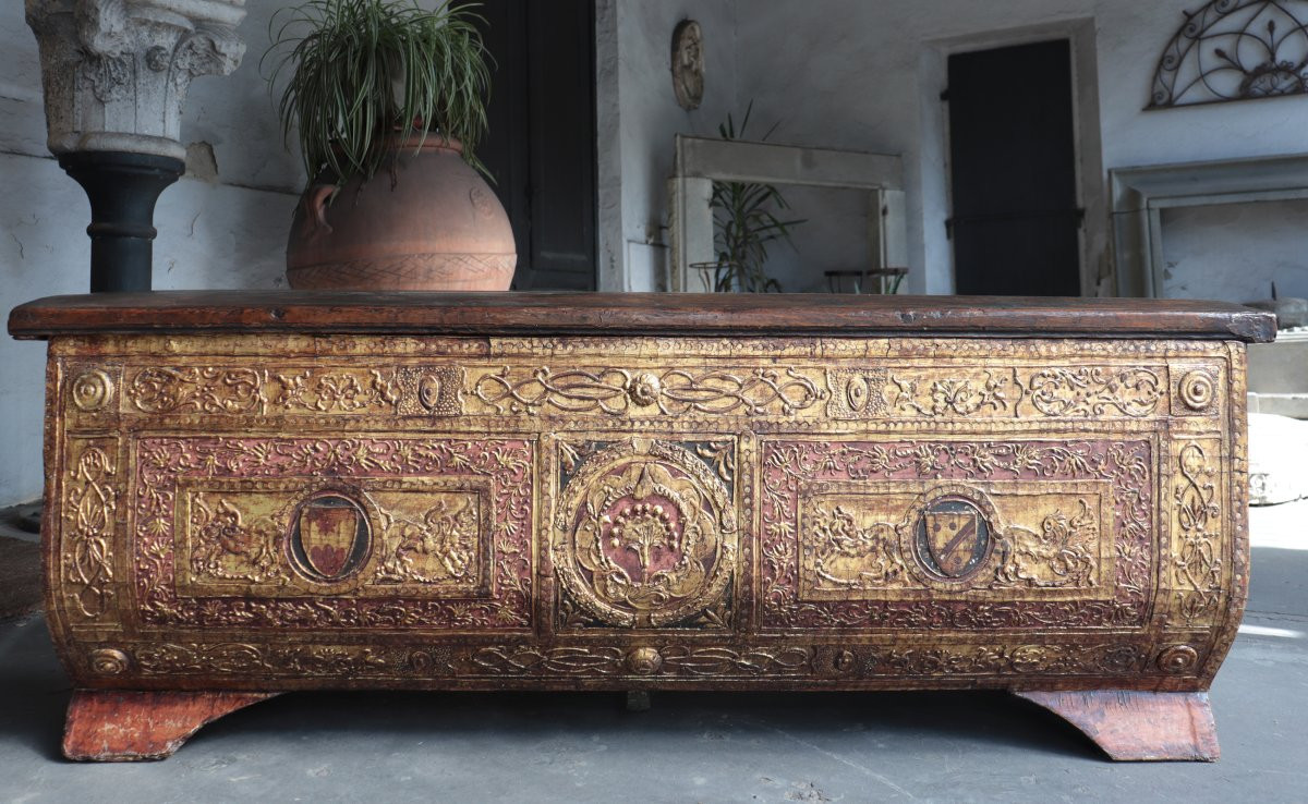 Cassone in Pastiglia, Toscana, '500-photo-4