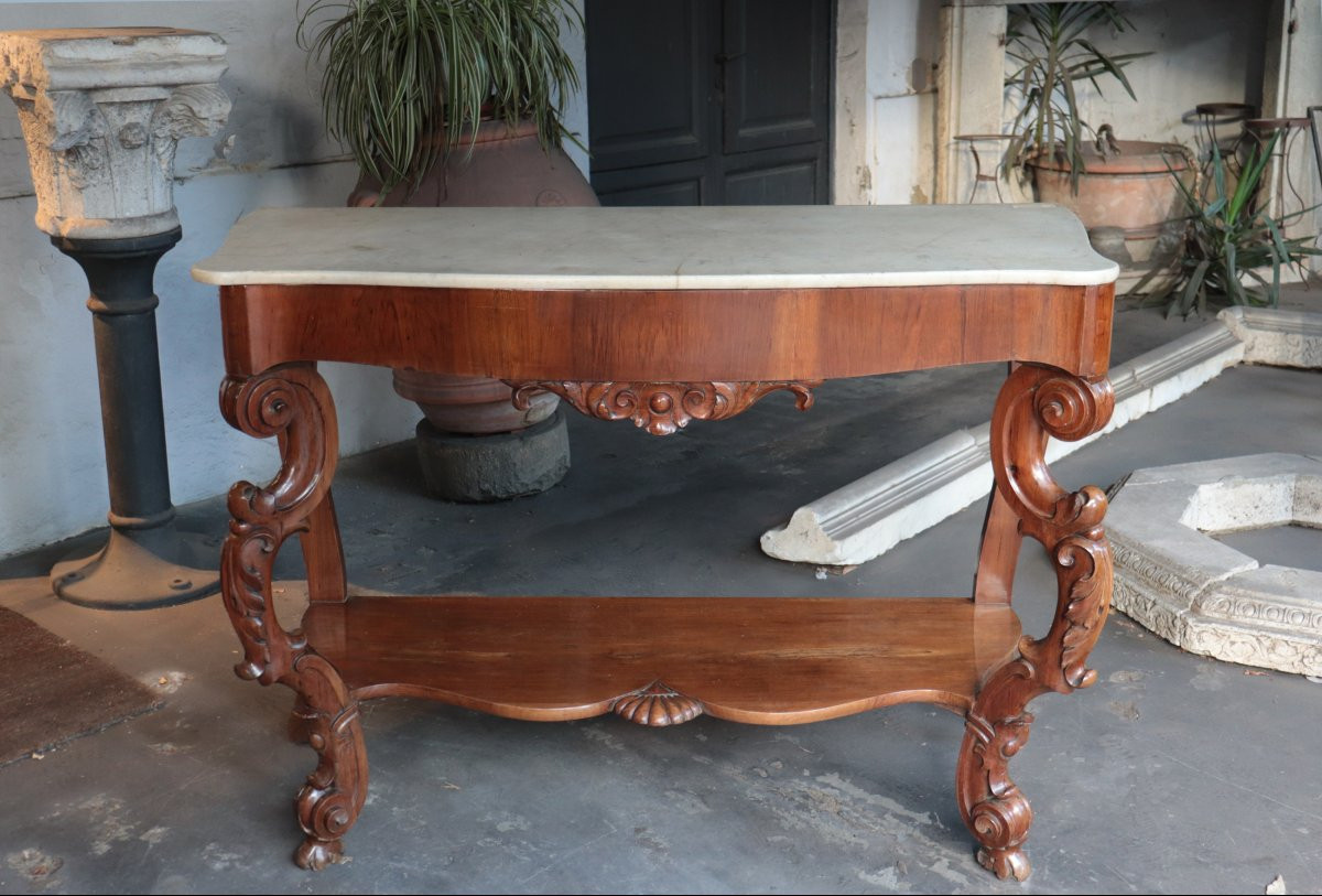 Consolle in noce, Toscana, '800-photo-2