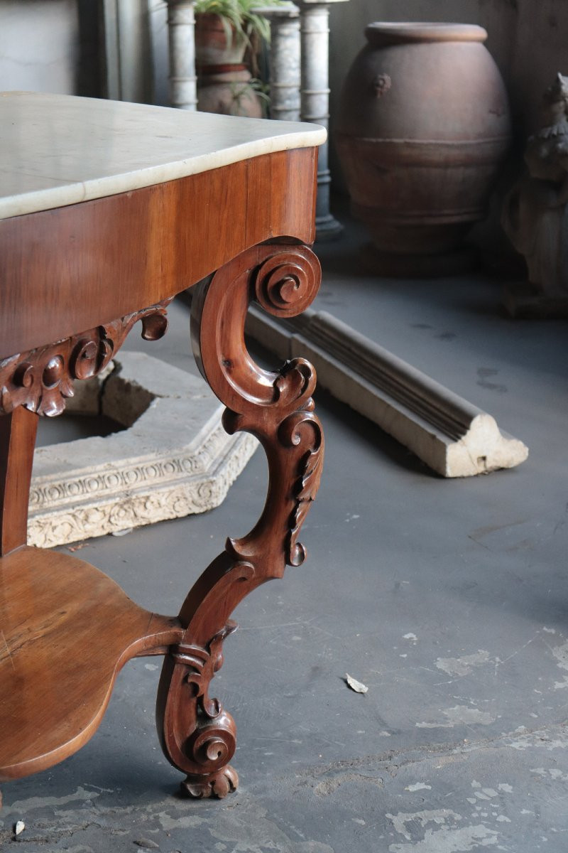 Consolle in noce, Toscana, '800-photo-2