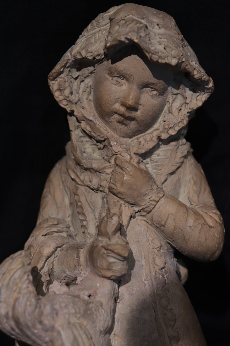 Andreini Ferdinando (Firenze 1843-1922)-Bambina-photo-2