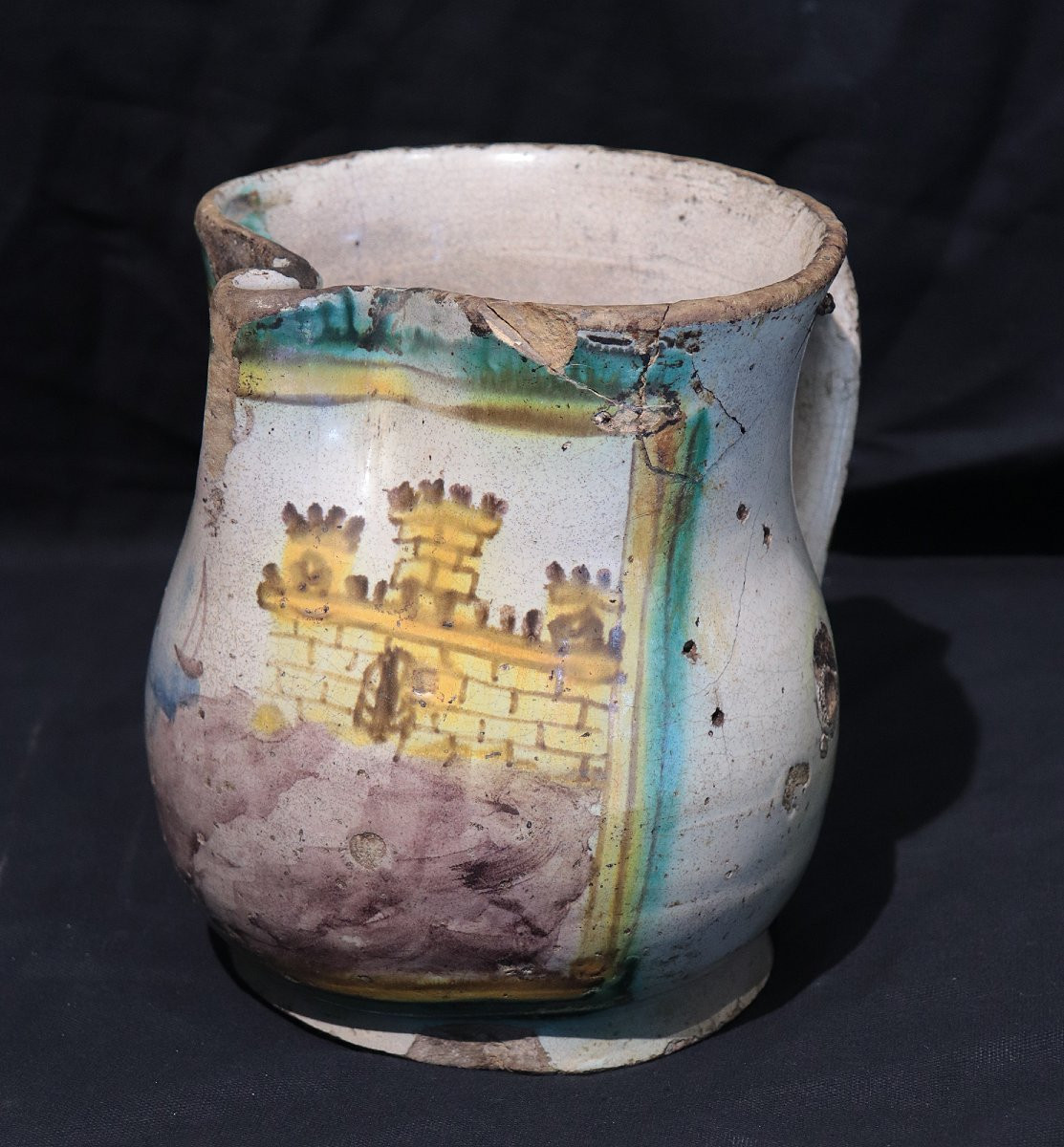 Brocca in Maiolica, '700-photo-3