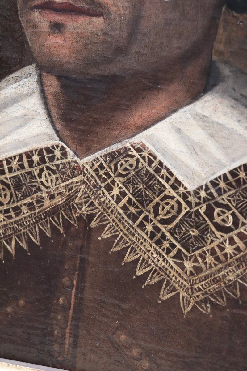 Dipinto antico: Ritratto'700-photo-4