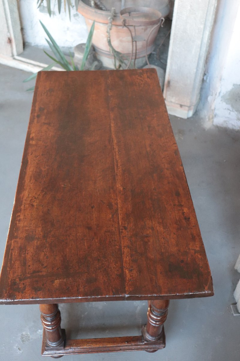 Tavolo-consolle a rocchetto, Toscana, '600-photo-3