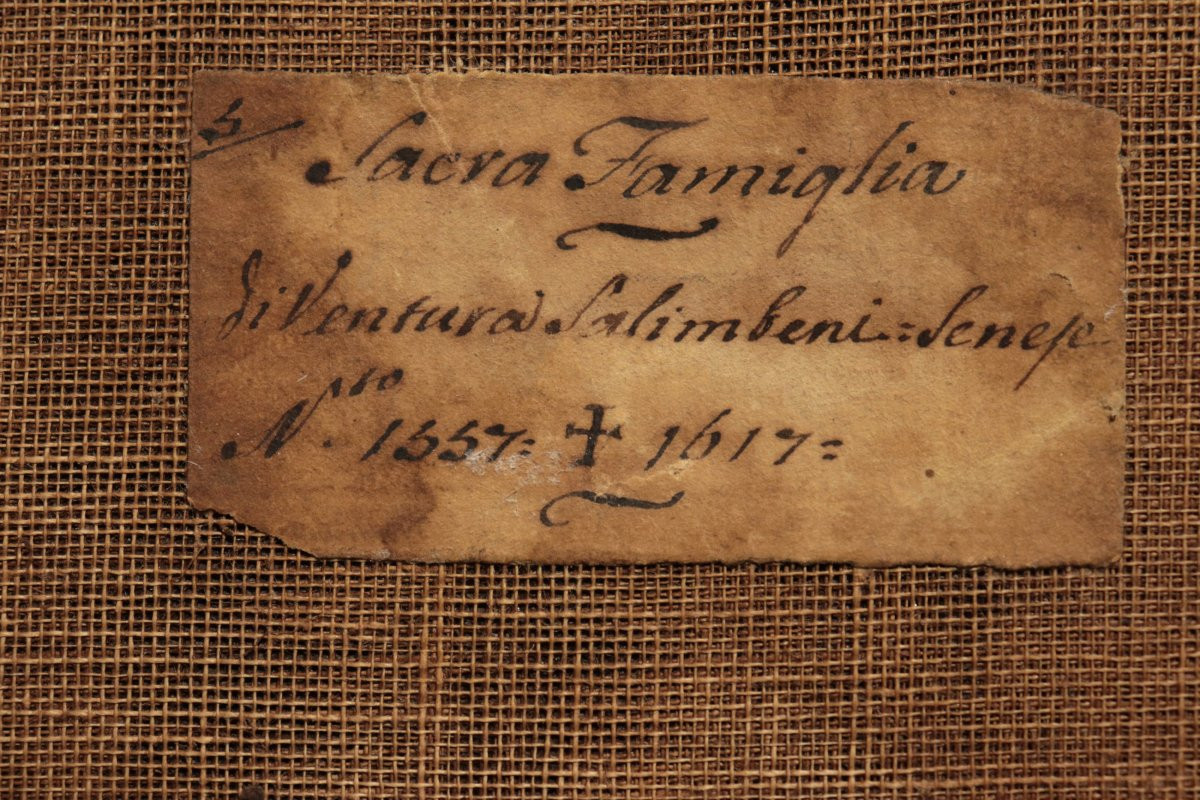 Ventura Salimbeni (Siena, 1568-1613) - Sacra Famiglia-photo-2