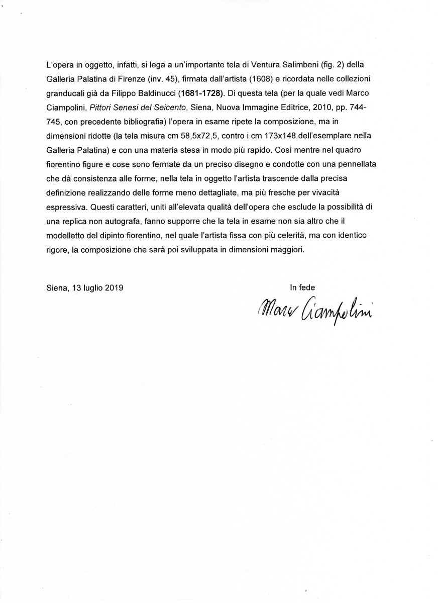 Ventura Salimbeni (Siena, 1568-1613) - Sacra Famiglia-photo-4