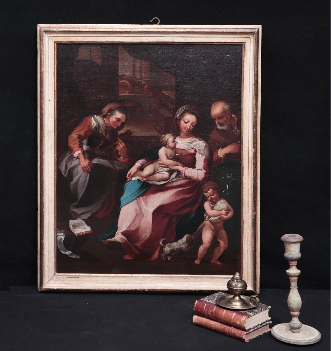 Ventura Salimbeni (Siena, 1568-1613) - Sacra Famiglia-photo-1