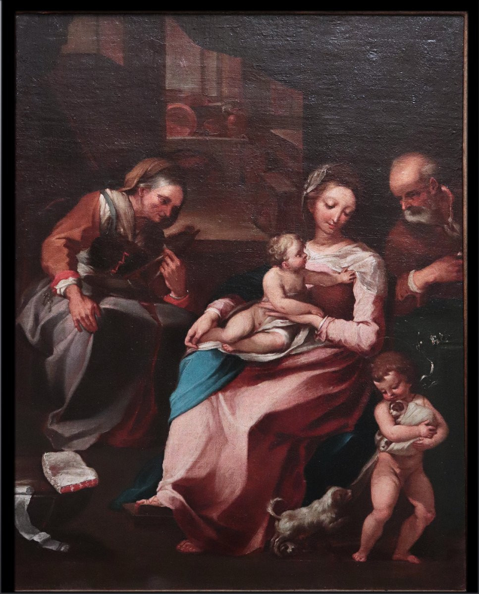 Ventura Salimbeni (Siena, 1568-1613) - Sacra Famiglia-photo-2