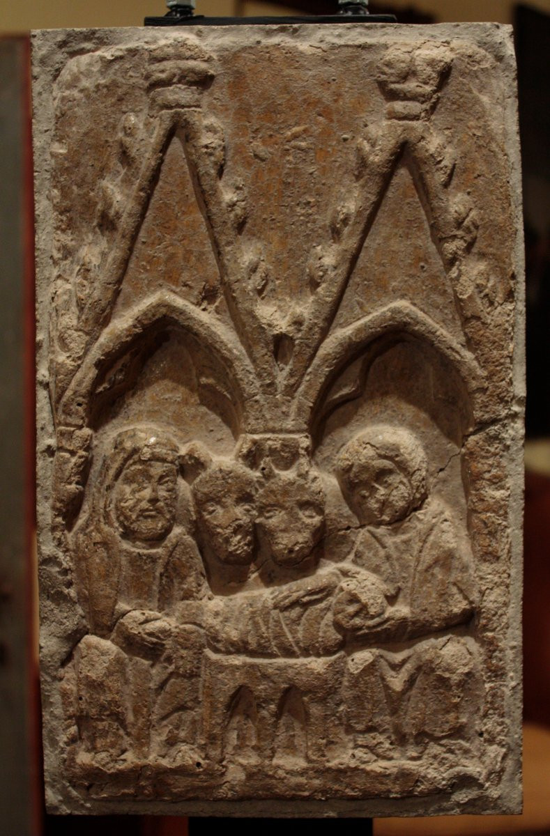 Bassorilievo in pietra, Natività fine '300-photo-3