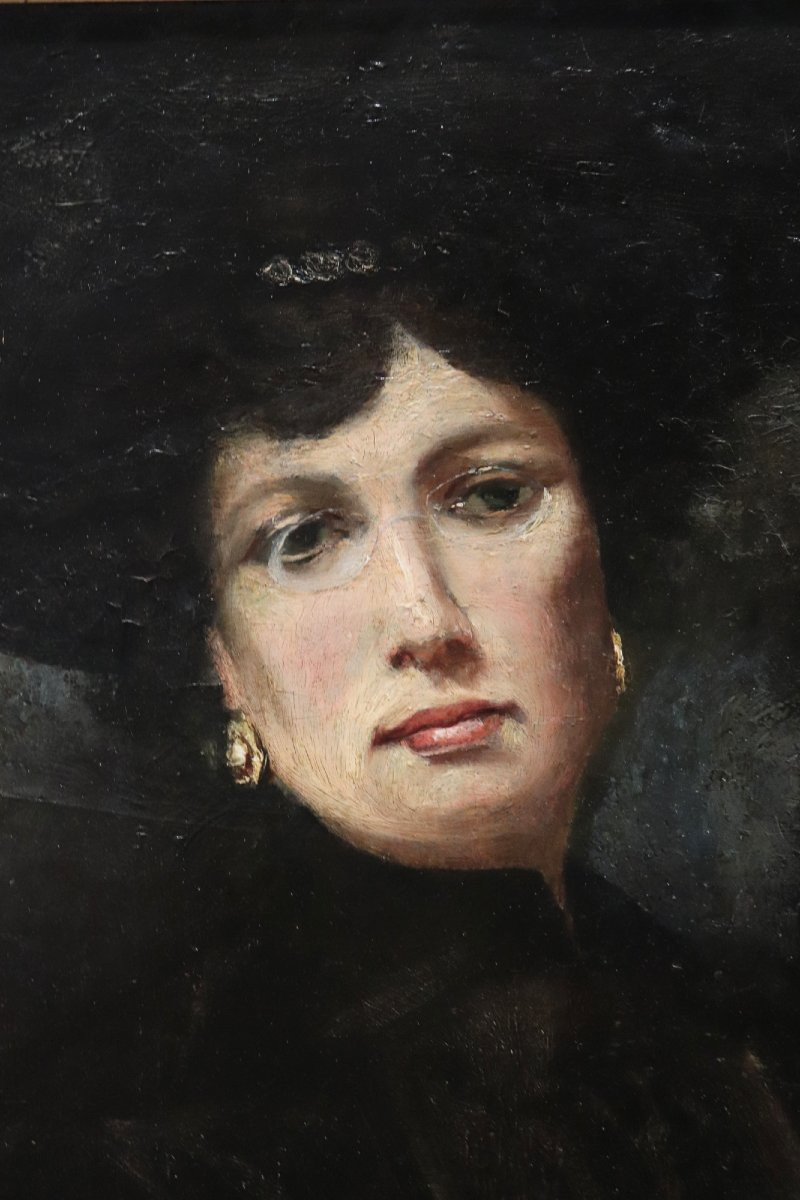 Cesare Laurenti ( 1854 – 1936)- Studio di Ritratto-photo-4