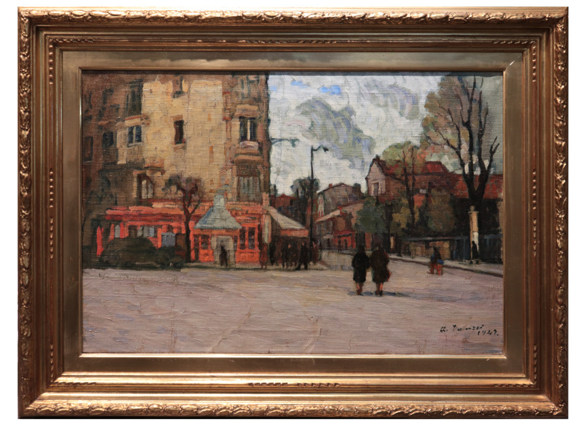 Panizzi Arturo (Livorno 1881-1966) Veduta cittadina