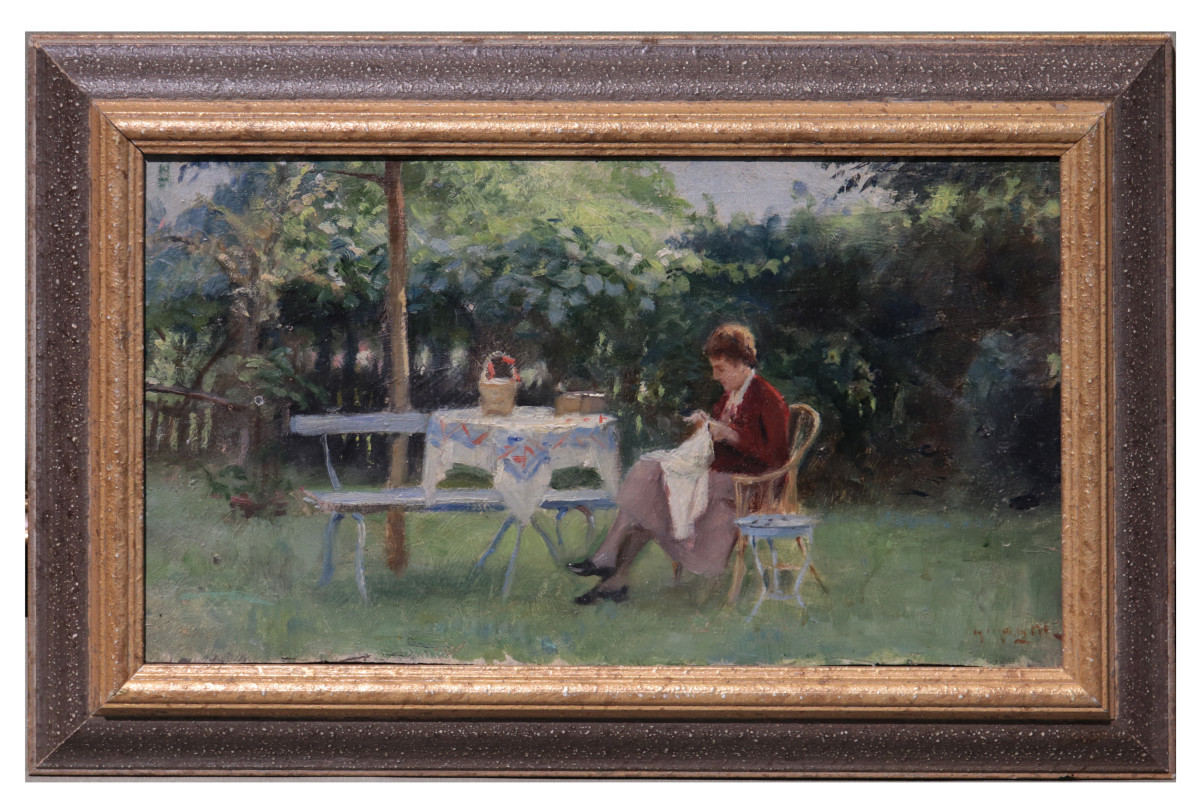 Magni Giuseppe (1869 - 1956) - Ricamatrice