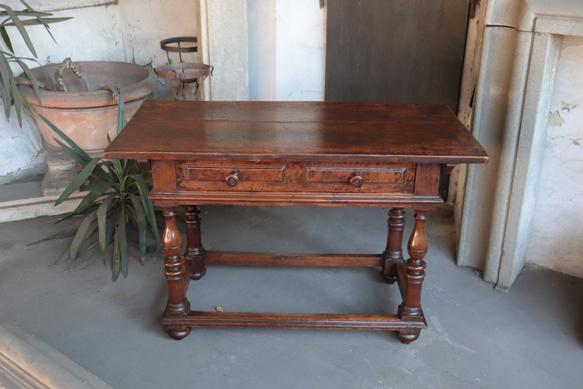 Tavolo-consolle a rocchetto, Toscana, '600-photo-2