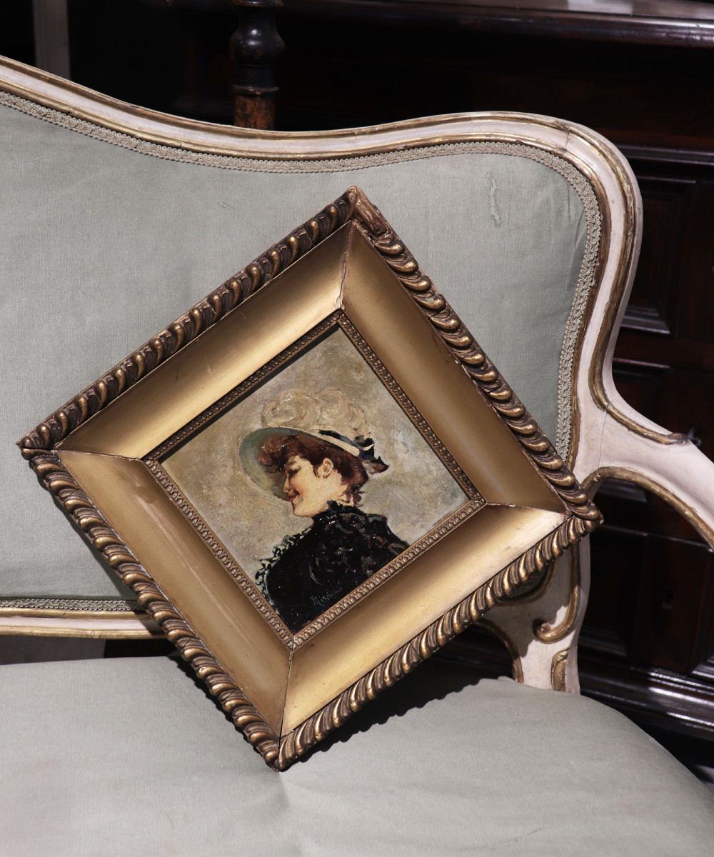 Dipinto: Ritratto di donna, fine '800