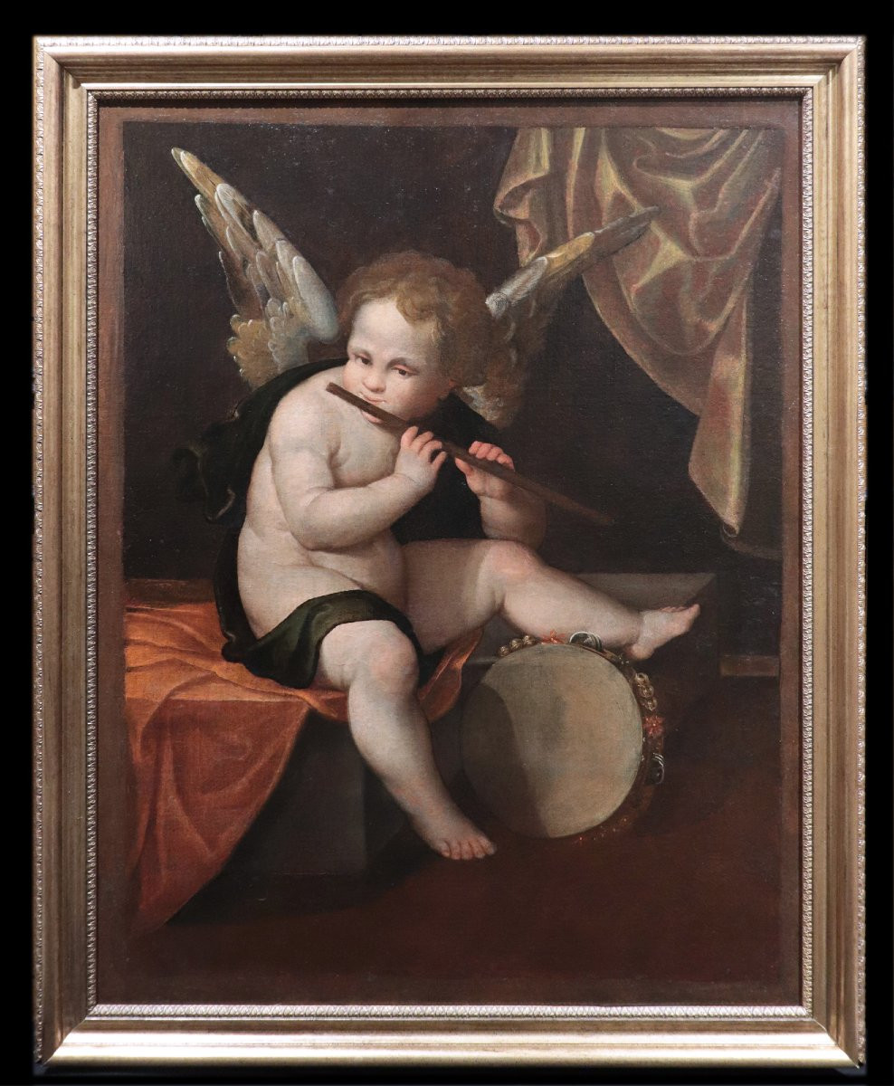 Francesco Vecellio  ( Pieve di Cadore 1475ca - 1560ca) - Angelo Musicante-photo-3