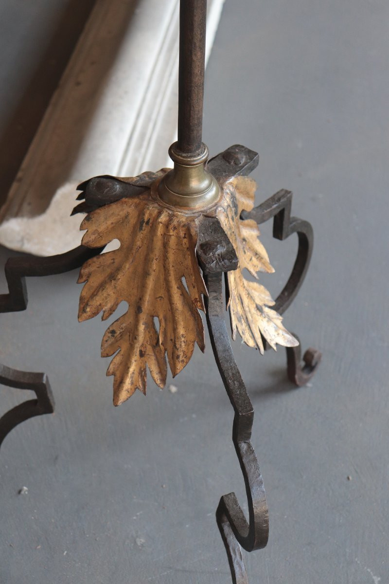 Coppia di Torciere in Ferro, Toscana, '700-photo-2