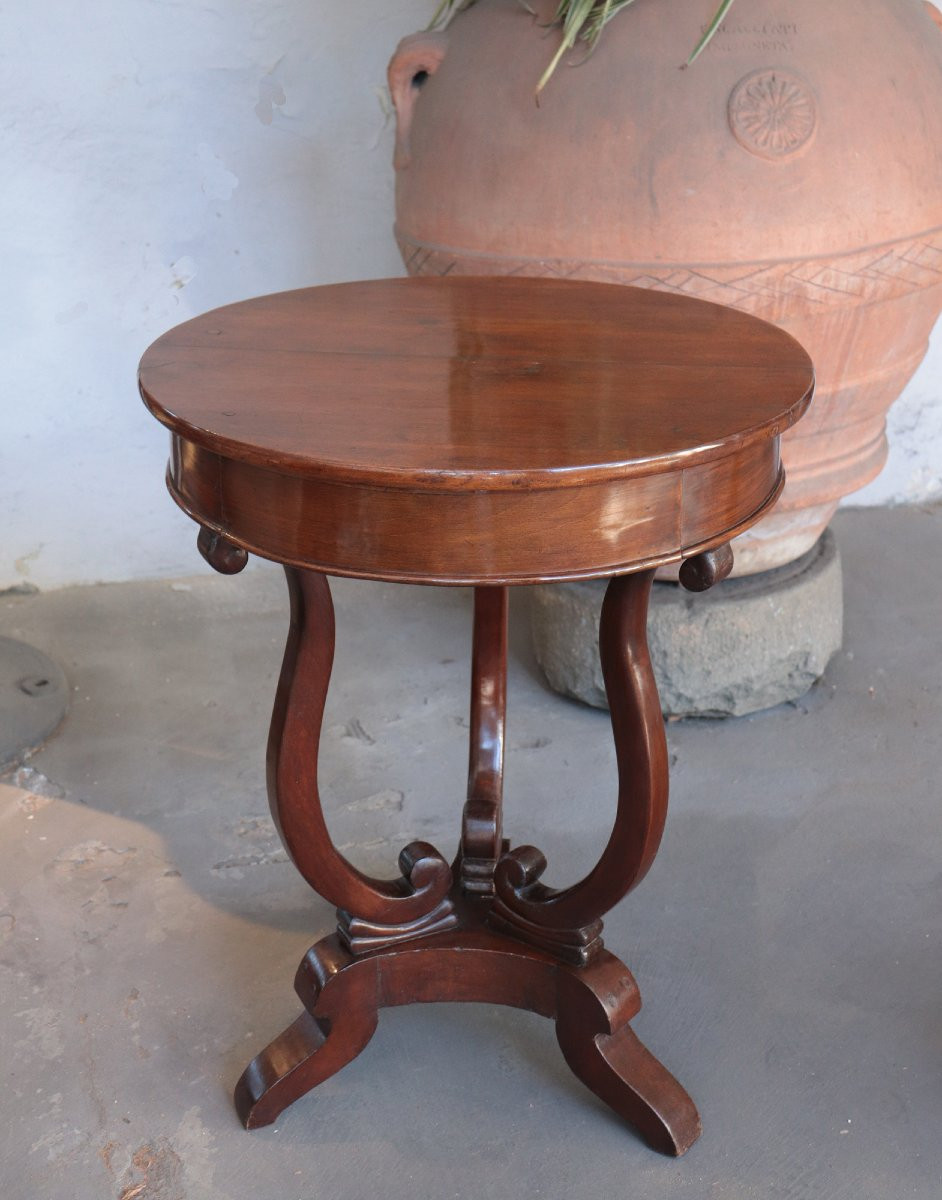 Tavolo Tondo a cestello, Toscana, '800-photo-2