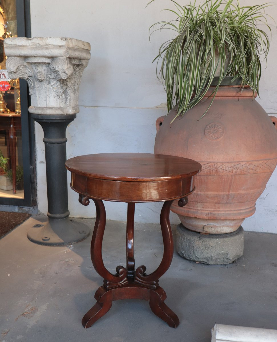 Tavolo Tondo a cestello, Toscana, '800-photo-3