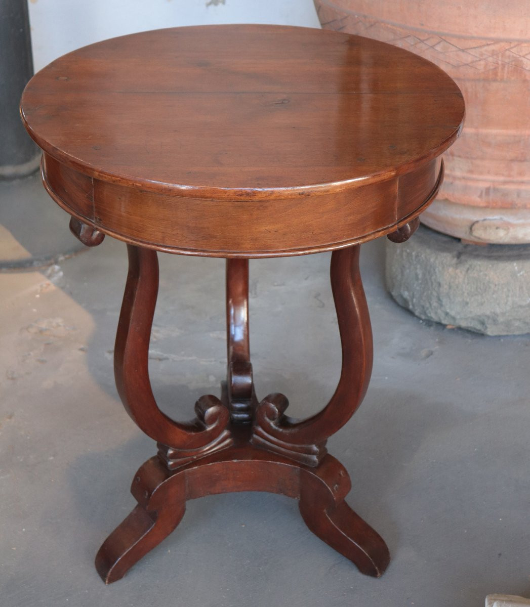 Tavolo Tondo a cestello, Toscana, '800-photo-4