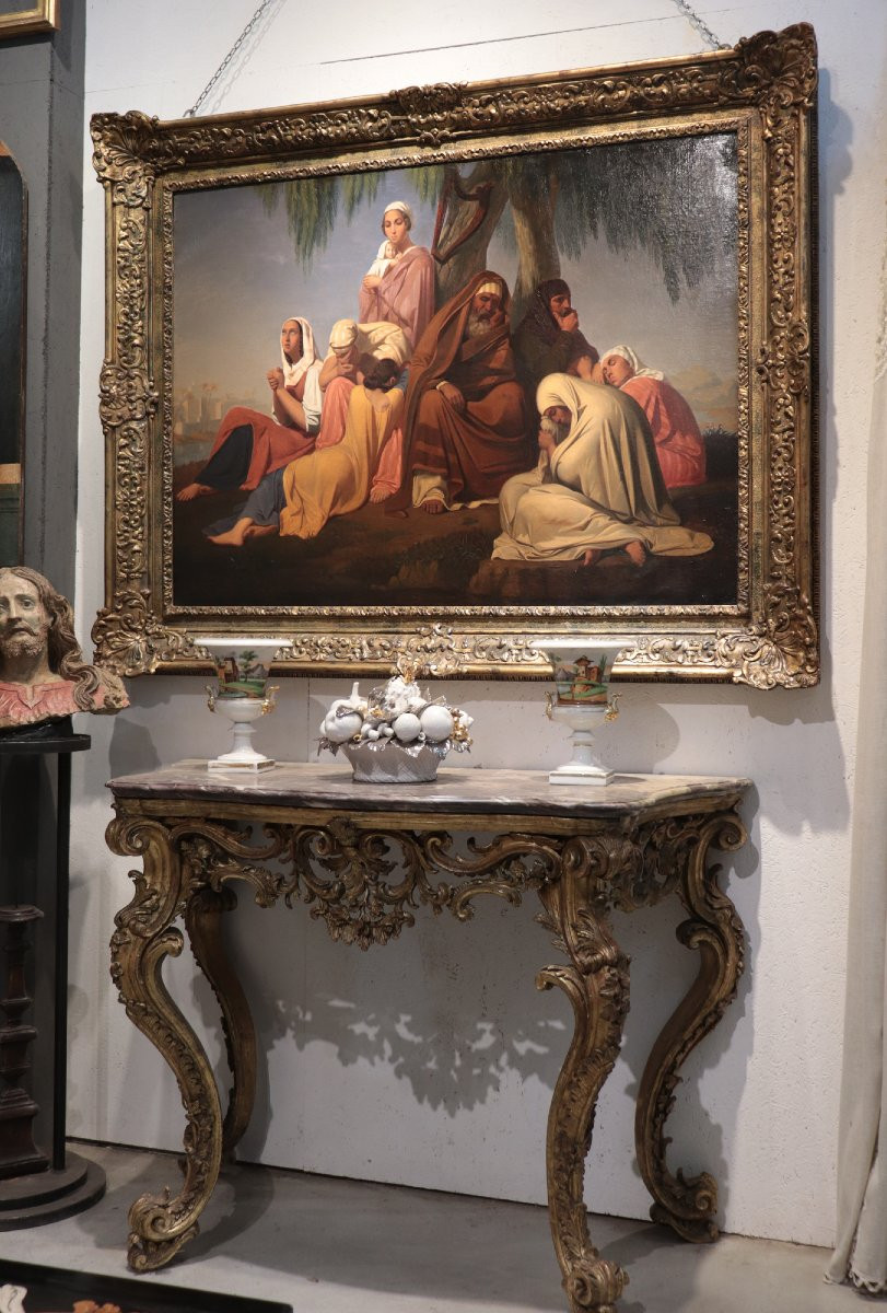 Dipinto francese, «scena orientalista», XIX secolo-photo-2