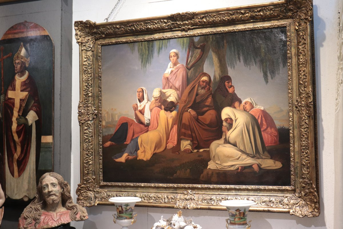 Dipinto francese, «scena orientalista», XIX secolo-photo-3