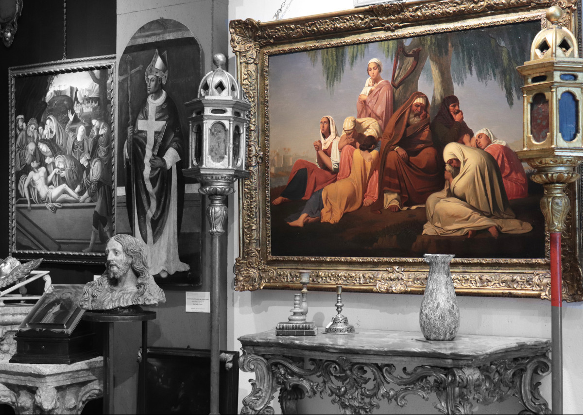 Dipinto francese, «scena orientalista», XIX secolo