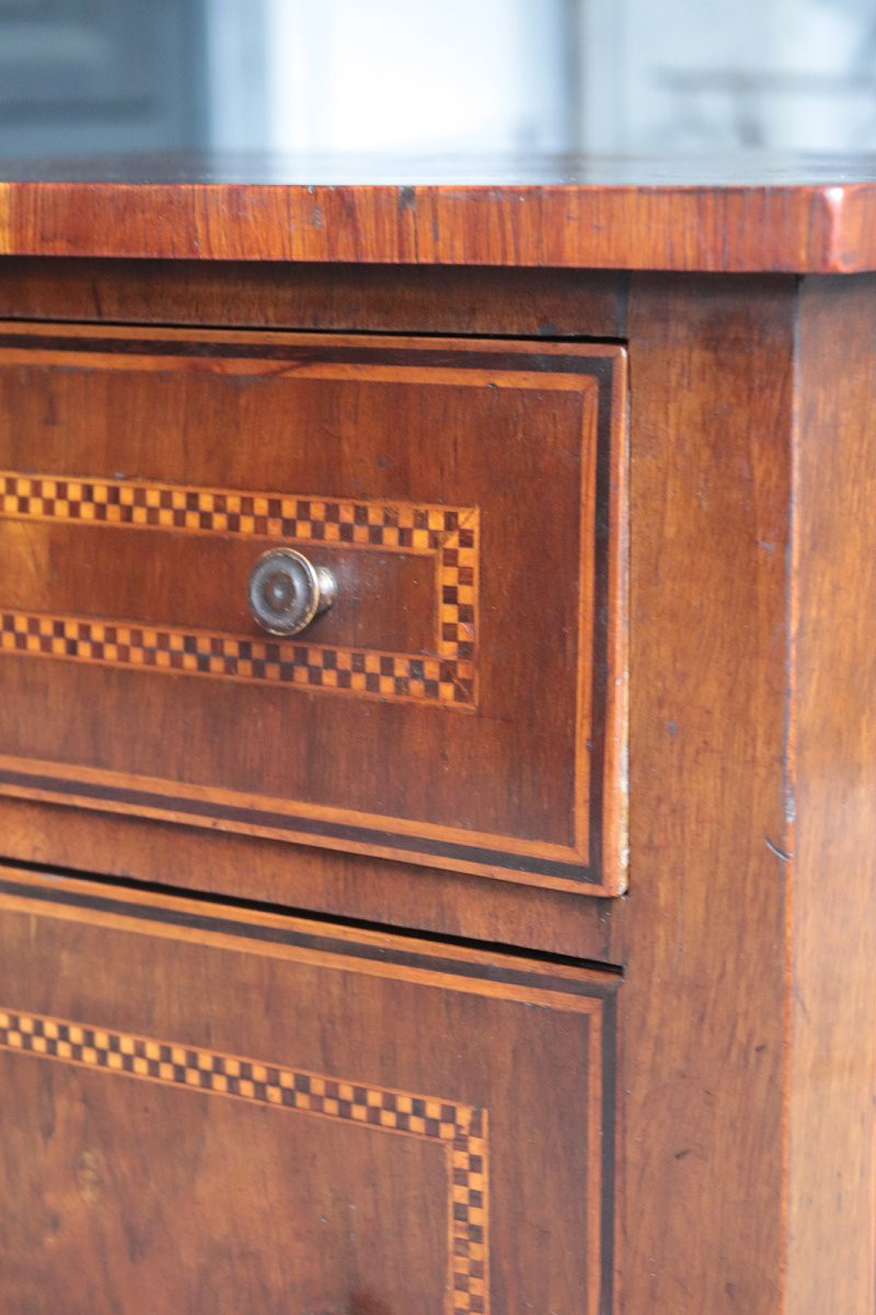 Comodino intarsiato Luigi XVI, Toscana-photo-3